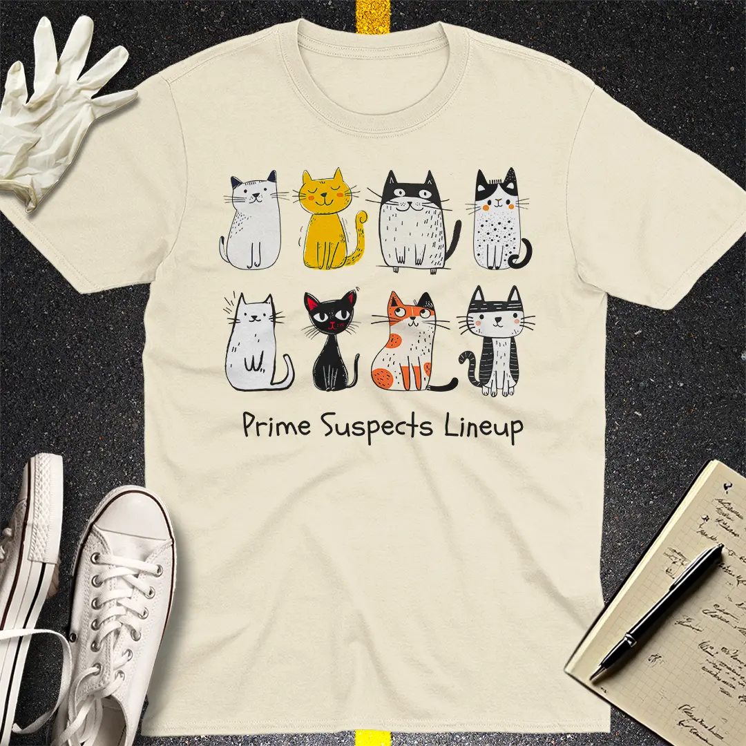 Quirky Cats Squad T-Shirt