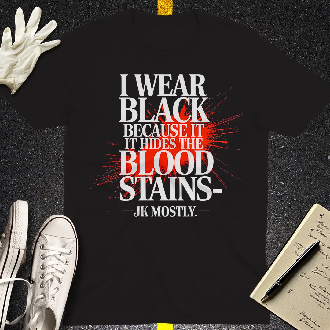 Blood Stain Humor T-Shirt
