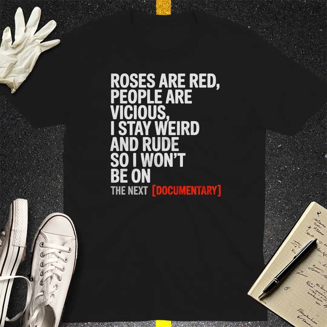 Stay Weird, Avoid Documentaries T-Shirt