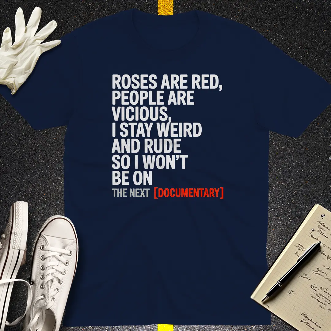Stay Weird, Avoid Documentaries T-Shirt