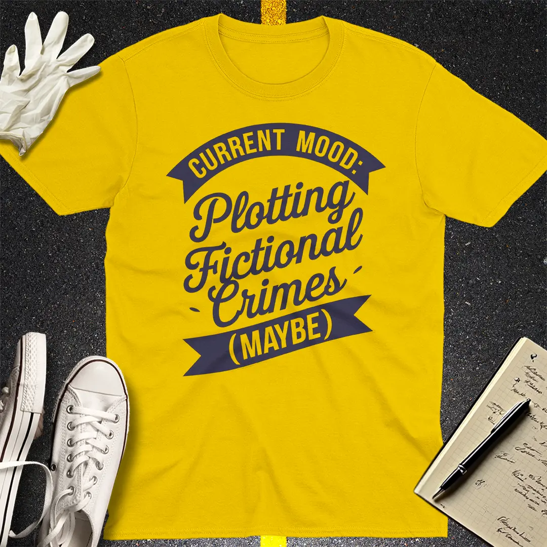 Plotting Fictional Crimes T-Shirt