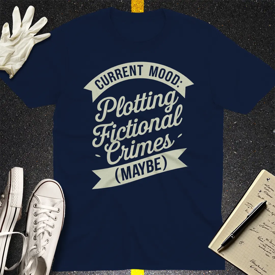 Plotting Fictional Crimes T-Shirt