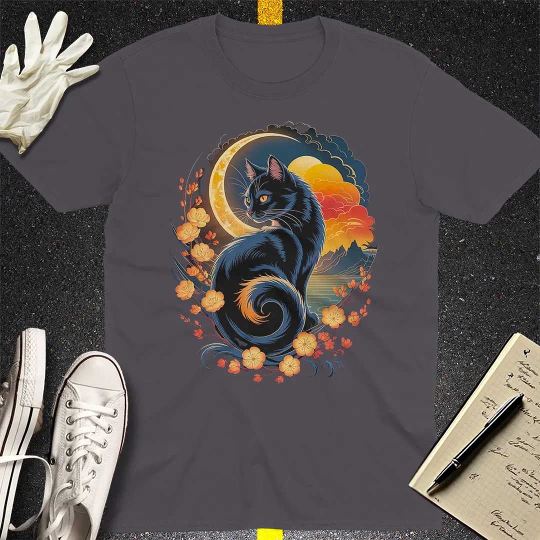 Mystic Moon Cat T-Shirt