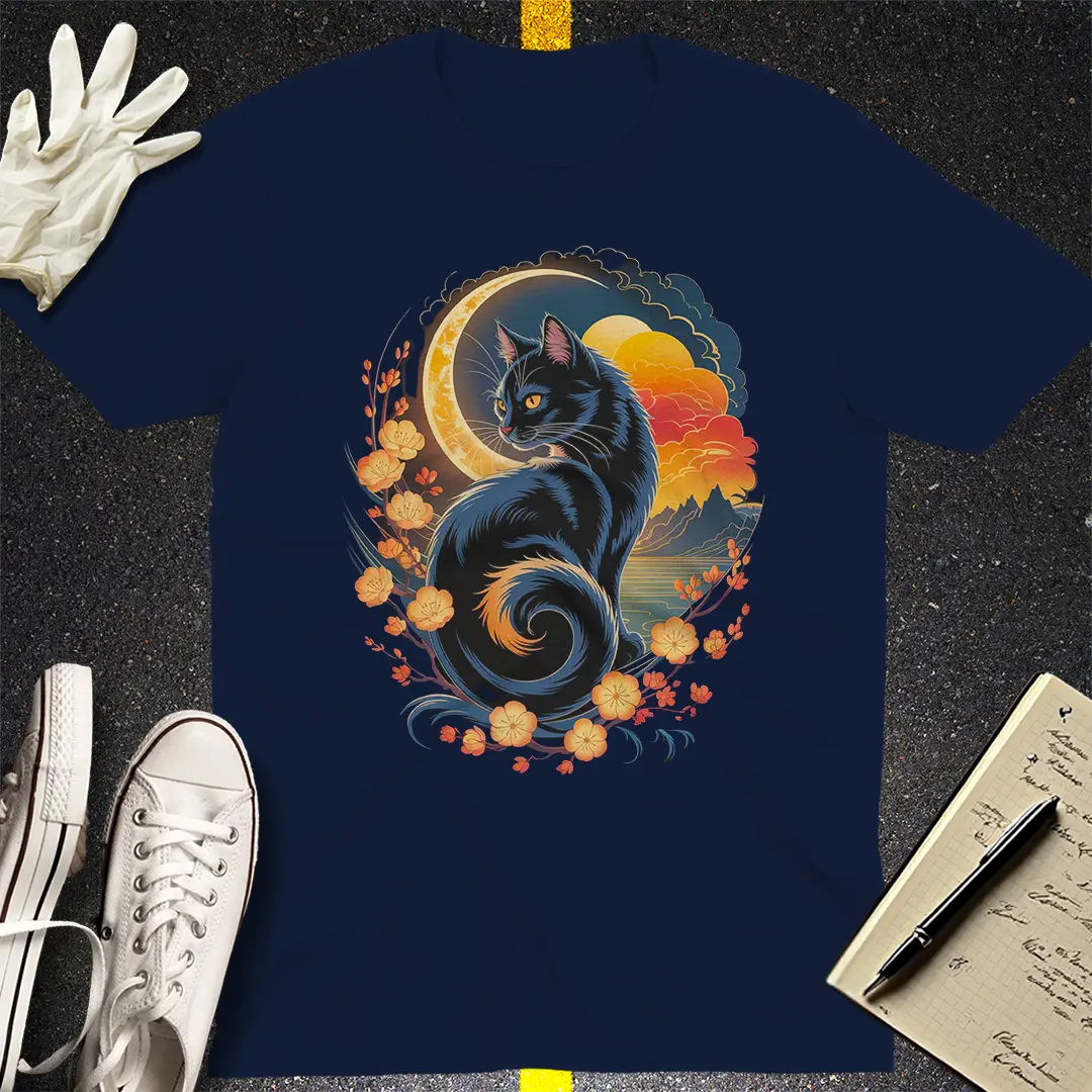 Mystic Moon Cat T-Shirt