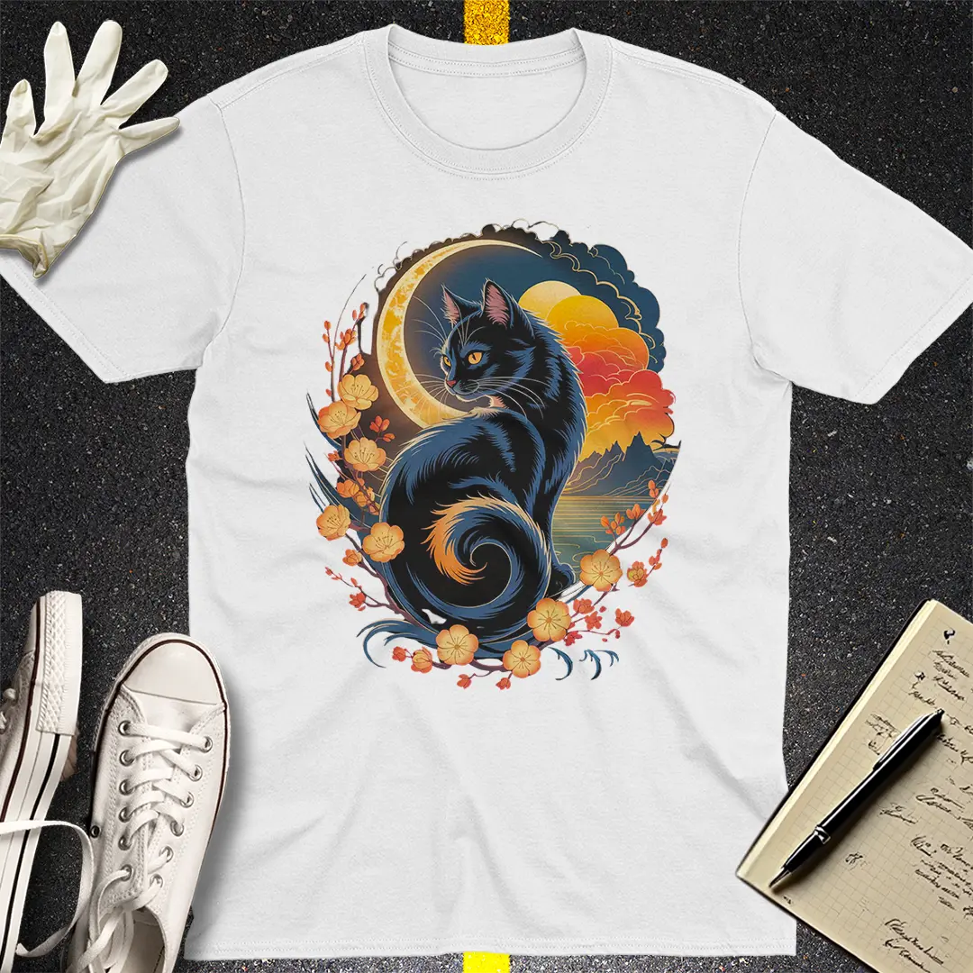 Mystic Moon Cat T-Shirt