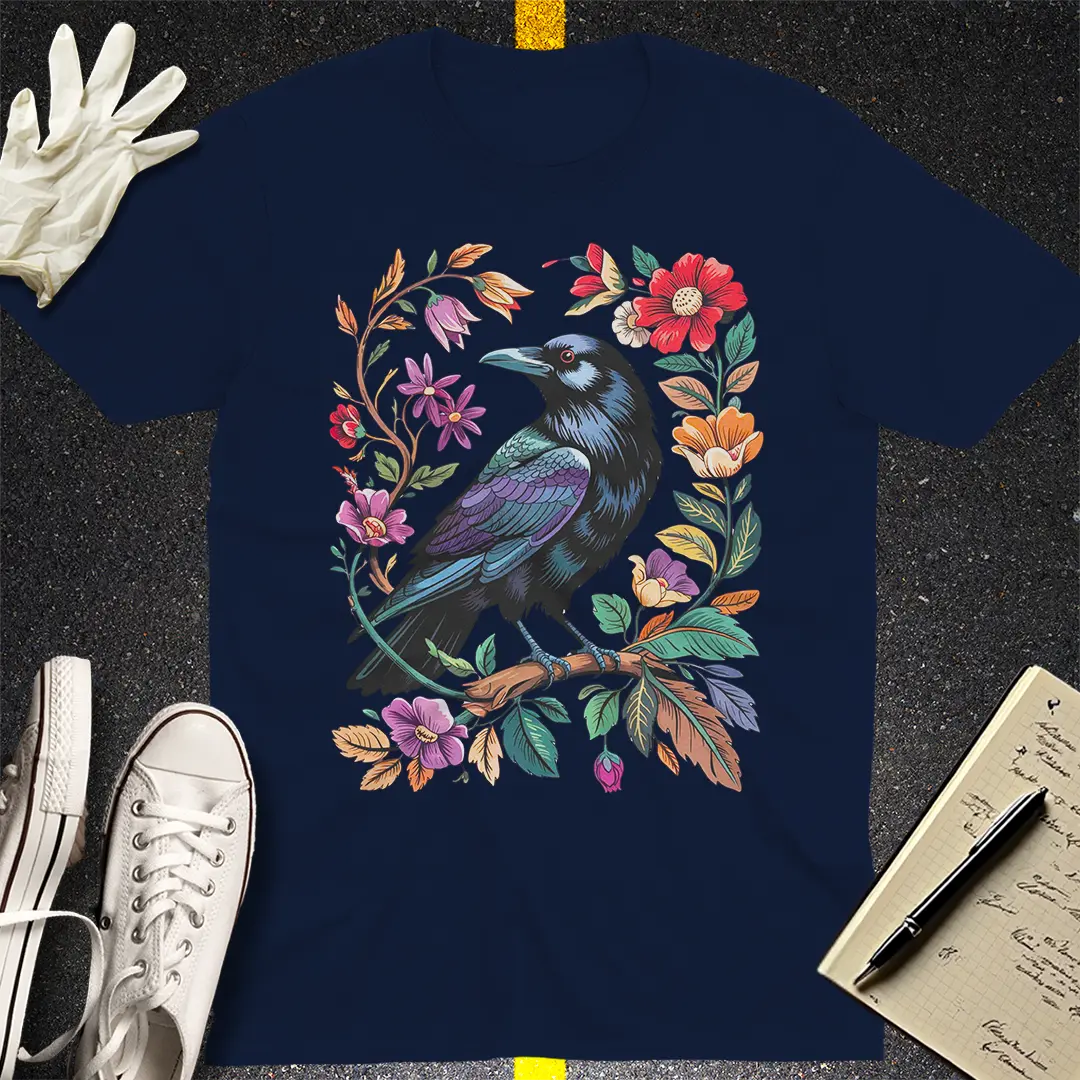 Mystic Raven Bloom T-Shirt