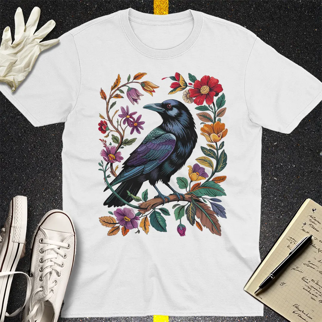 Mystic Raven Bloom T-Shirt