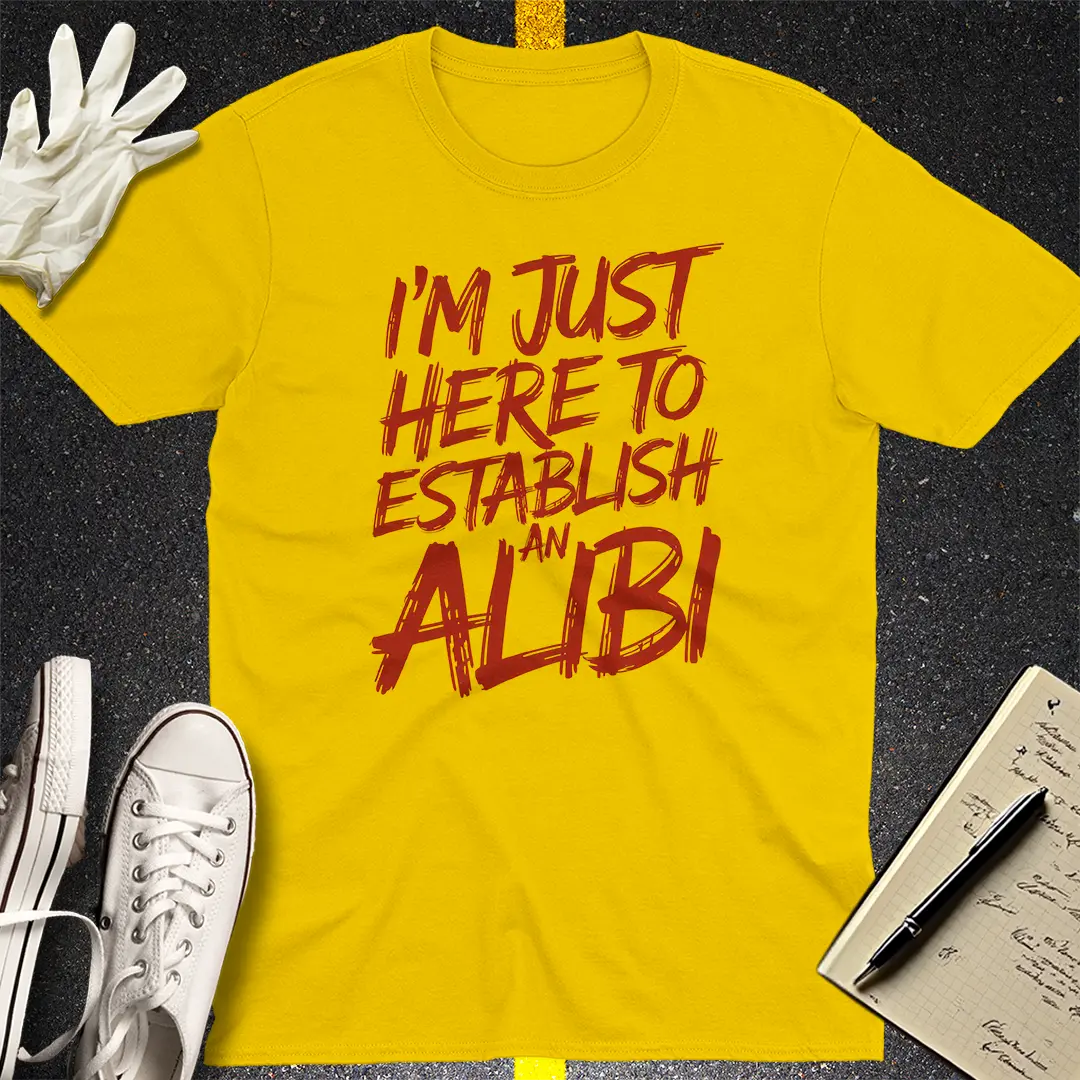 Establish an Alibi T-Shirt Style001