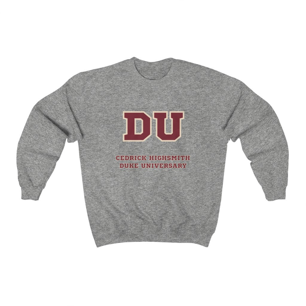 Cedric Highsmith Duke Universary - Unisex Heavy BlendÃ¢â€žÂ¢ Crewneck Sweatshirt Style001