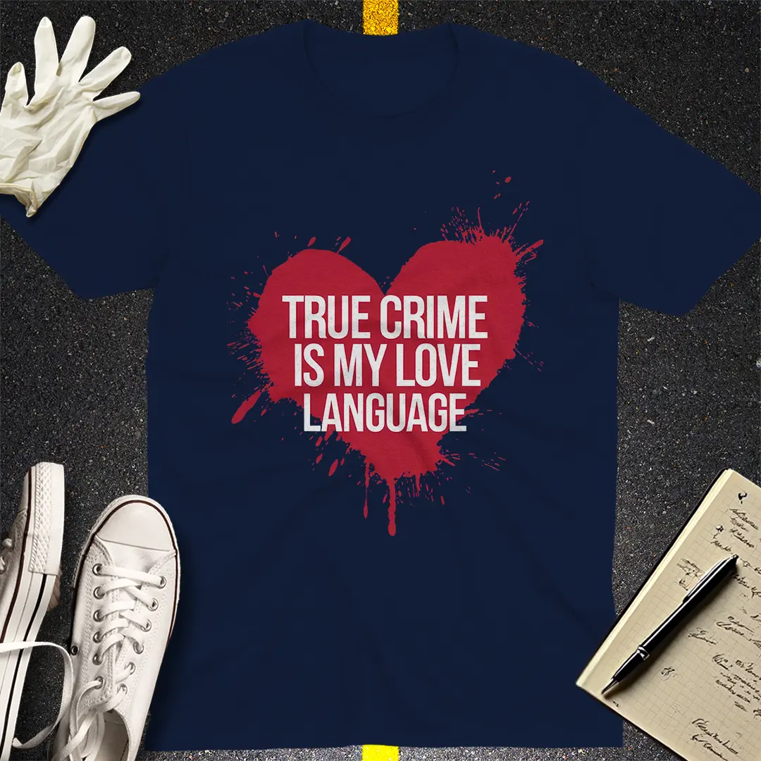 True Crime Love Language T-Shirt