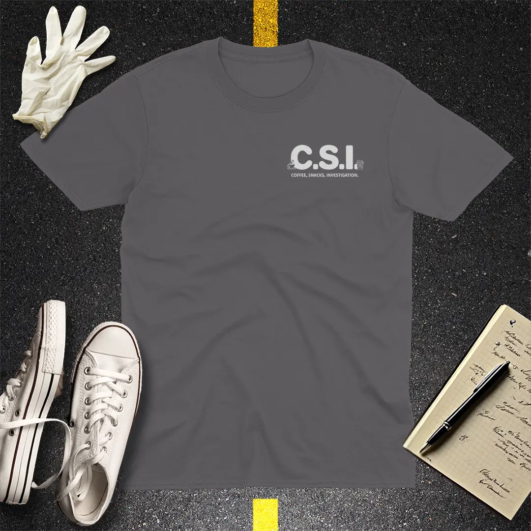 C.S.I. Coffee Scene Investigation T-Shirt