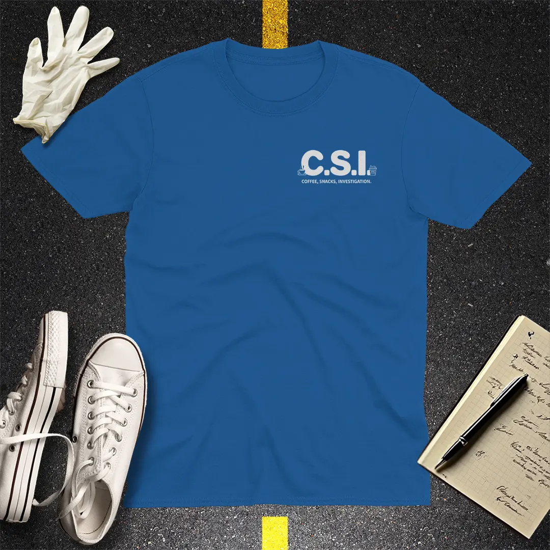 C.S.I. Coffee Scene Investigation T-Shirt