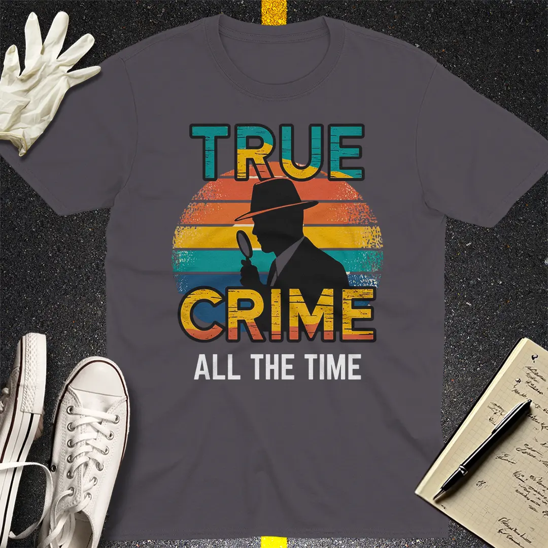 Retro Detective True Crime T-Shirt