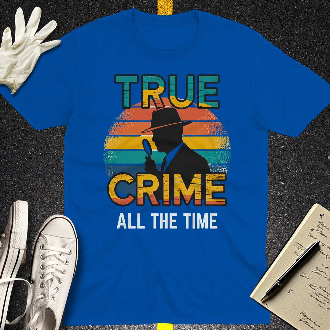 Retro Detective True Crime T-Shirt