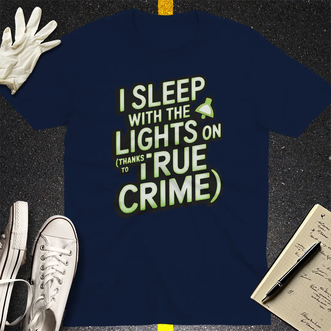 True Crime Night Light T-Shirt
