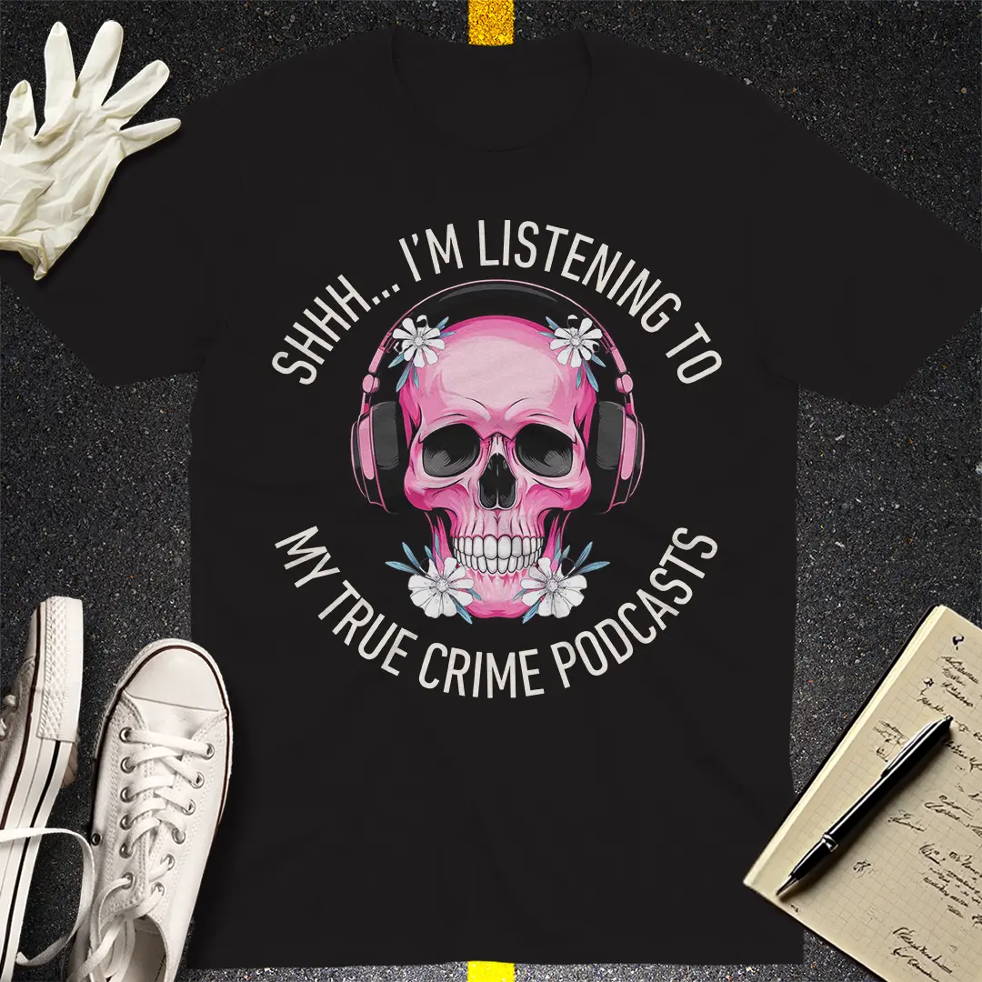 Floral Beats Skull T-Shirt