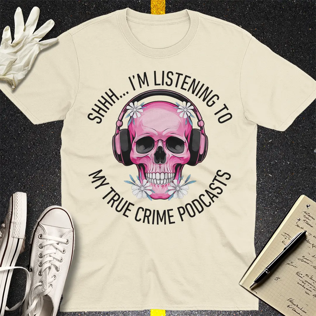 Floral Beats Skull T-Shirt