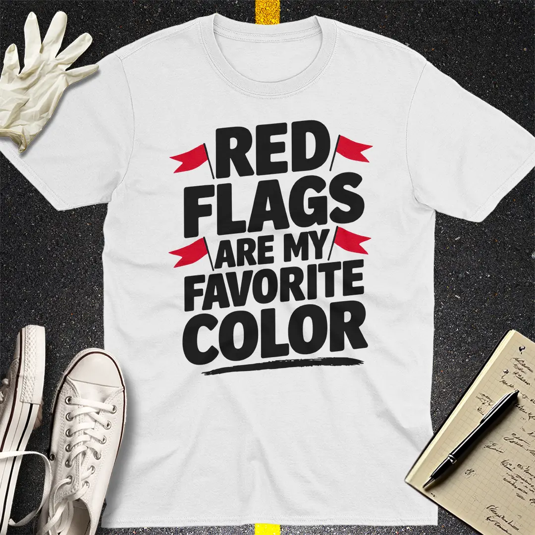 Red Flags Are My Favorite Color T-Shirt