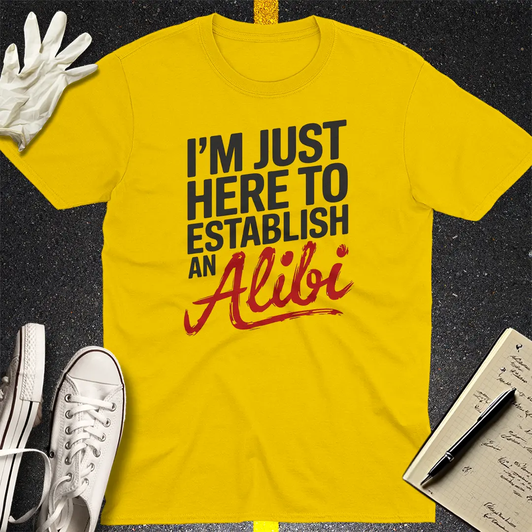 Establish an Alibi T-Shirt Style002