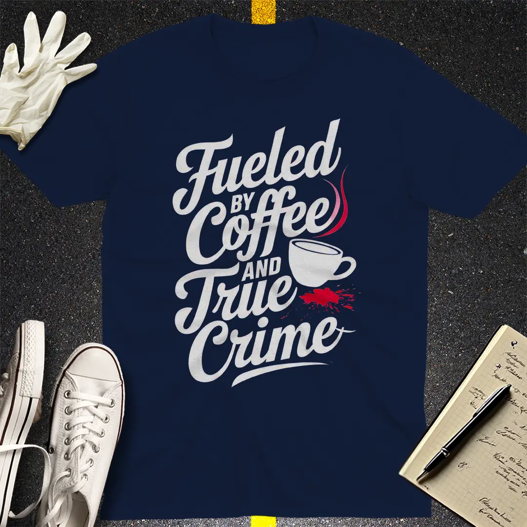 Fueled by Coffee and Crime T-Shirt