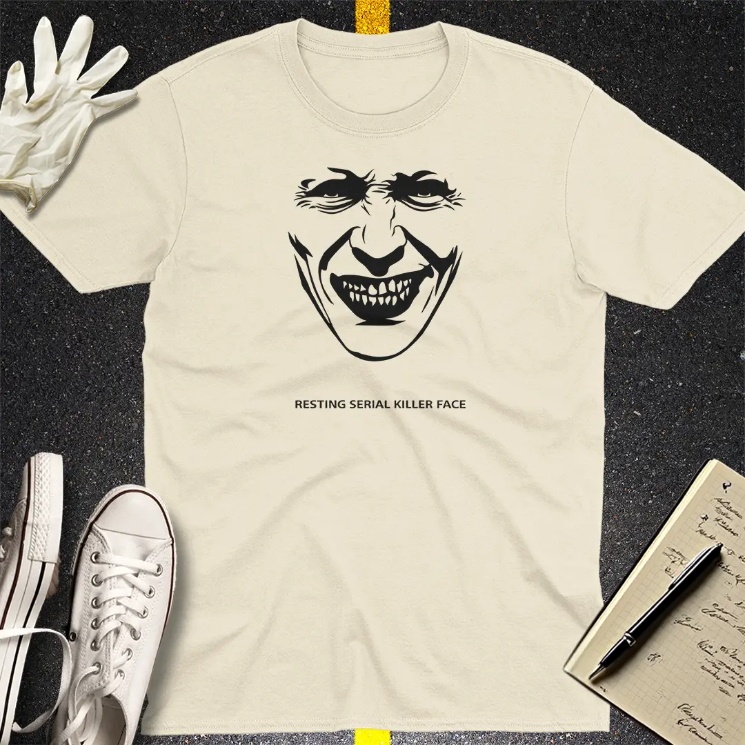 Resting Serial Killer Face T-Shirt