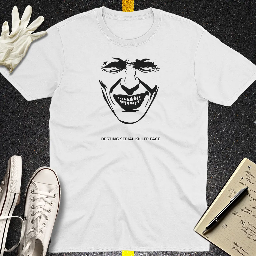 Resting Serial Killer Face T-Shirt
