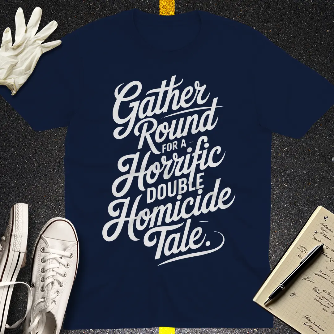 Horrific Homicide Tale T-Shirt