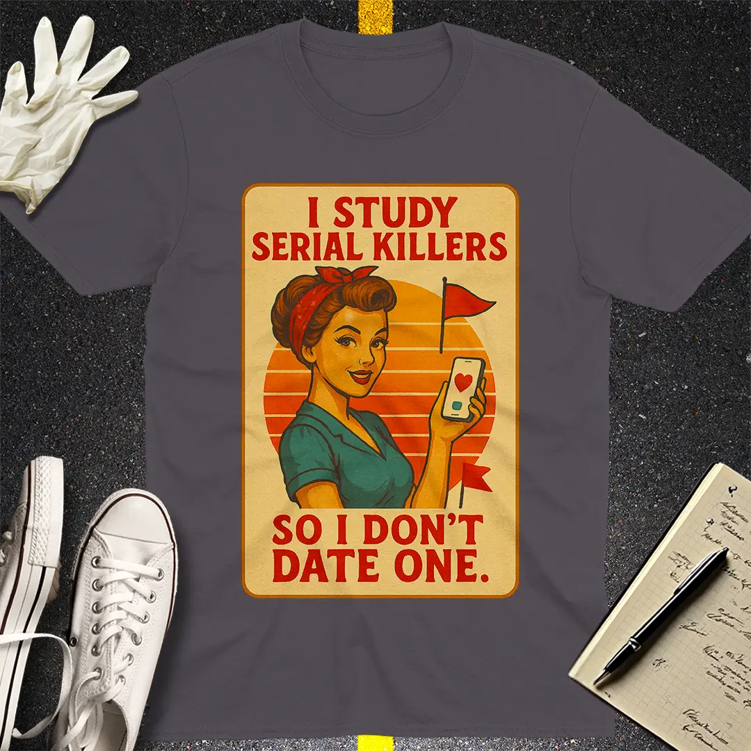 Serial Killer Red Flag T-Shirt