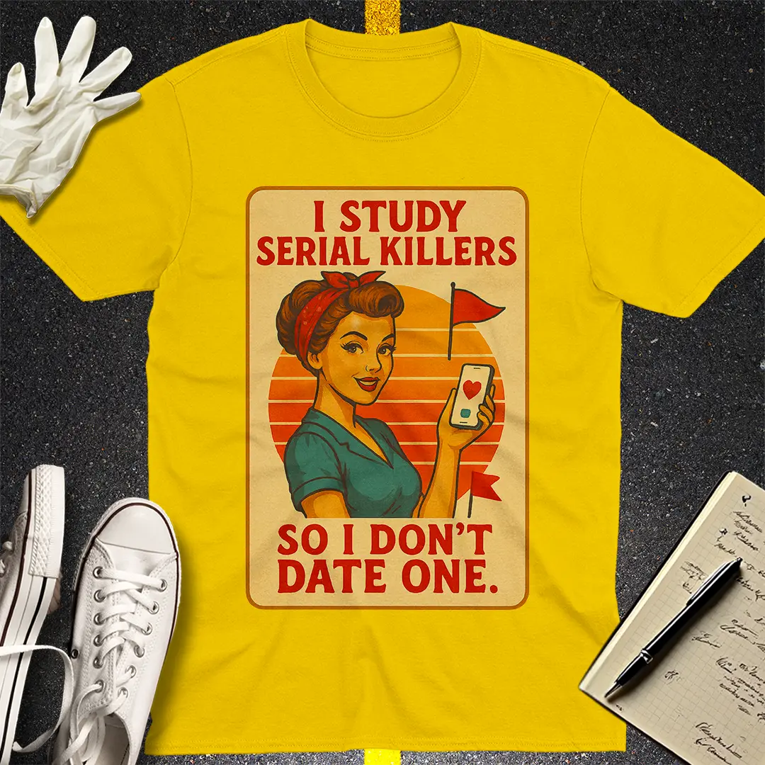 Serial Killer Red Flag T-Shirt