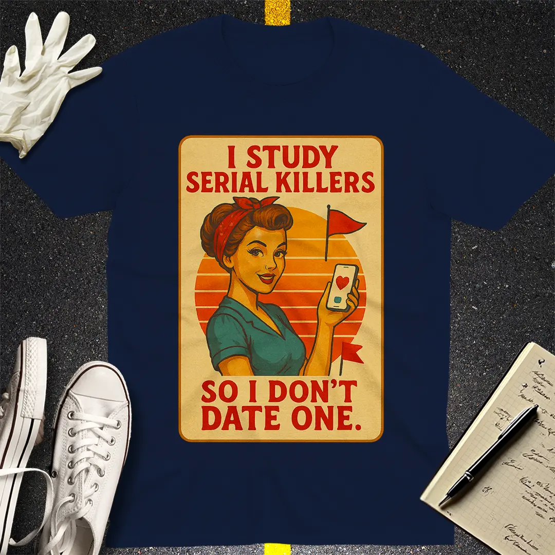Serial Killer Red Flag T-Shirt
