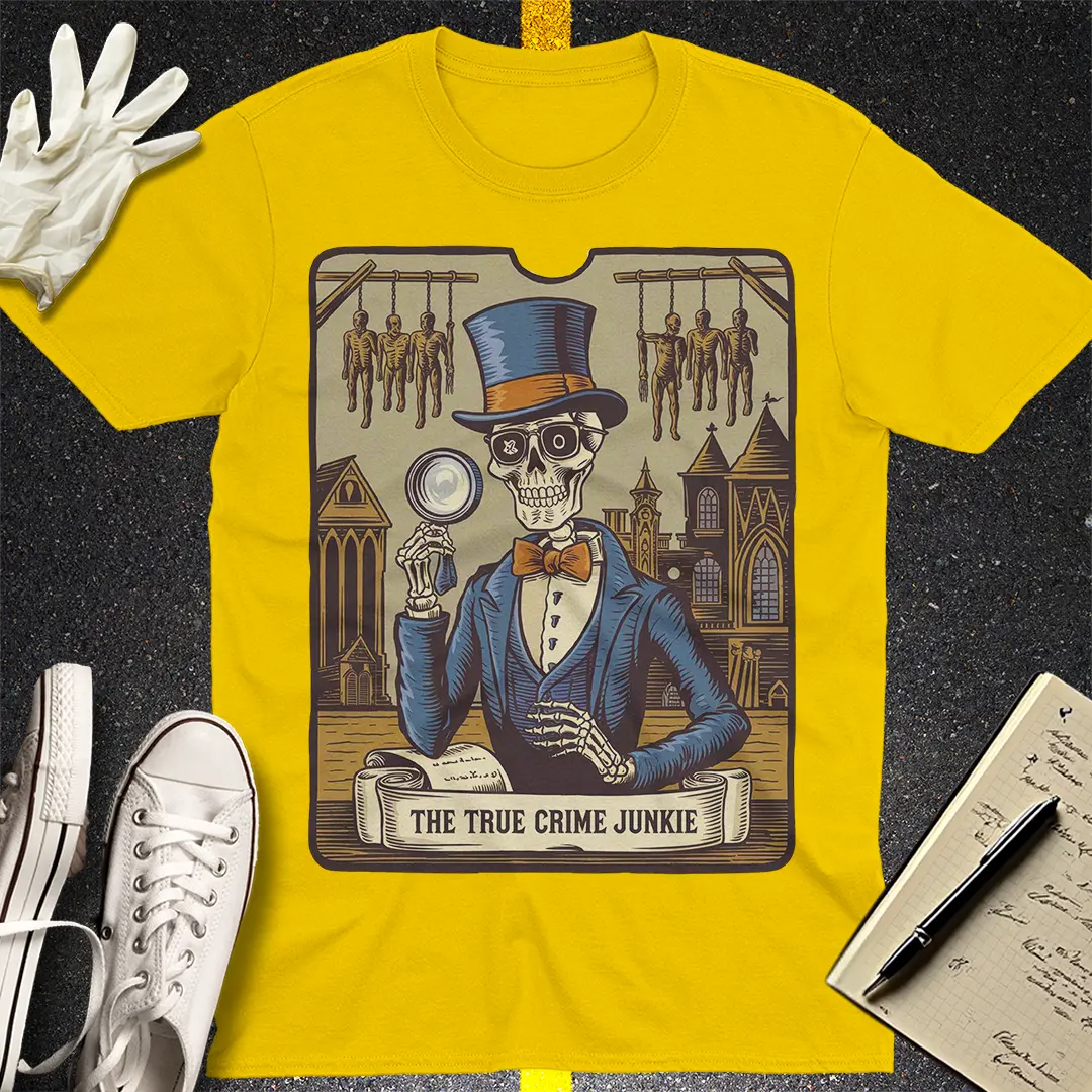 True Crime Junkie T-Shirt Style008