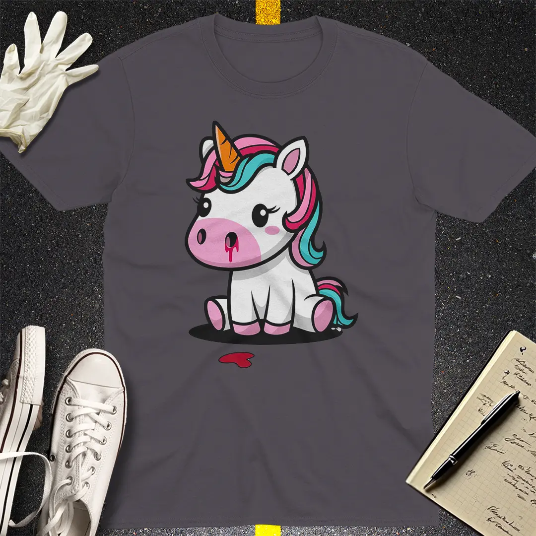 Bloody Cute Unicorn T-Shirt