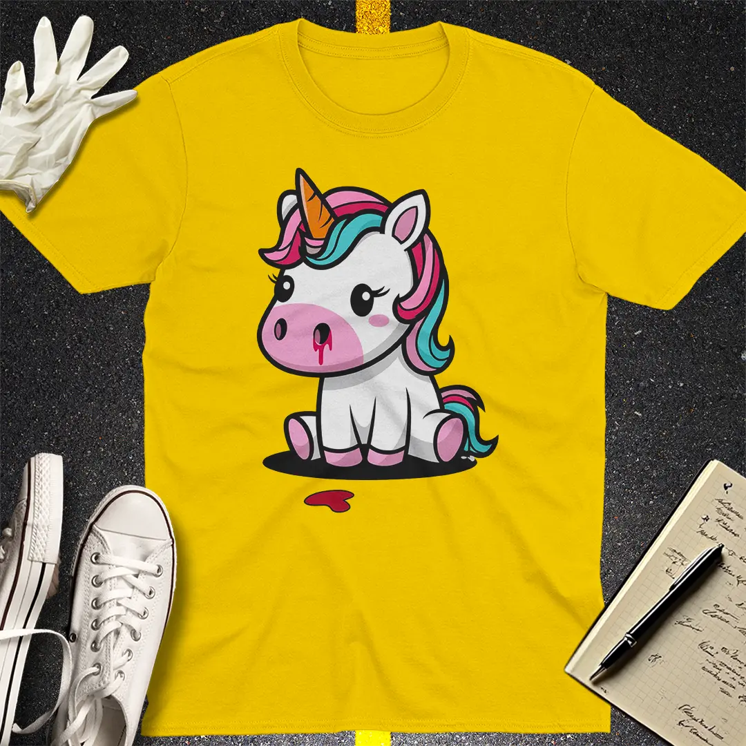 Bloody Cute Unicorn T-Shirt