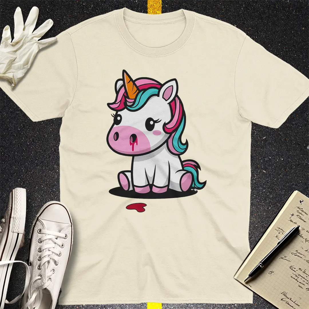 Bloody Cute Unicorn T-Shirt