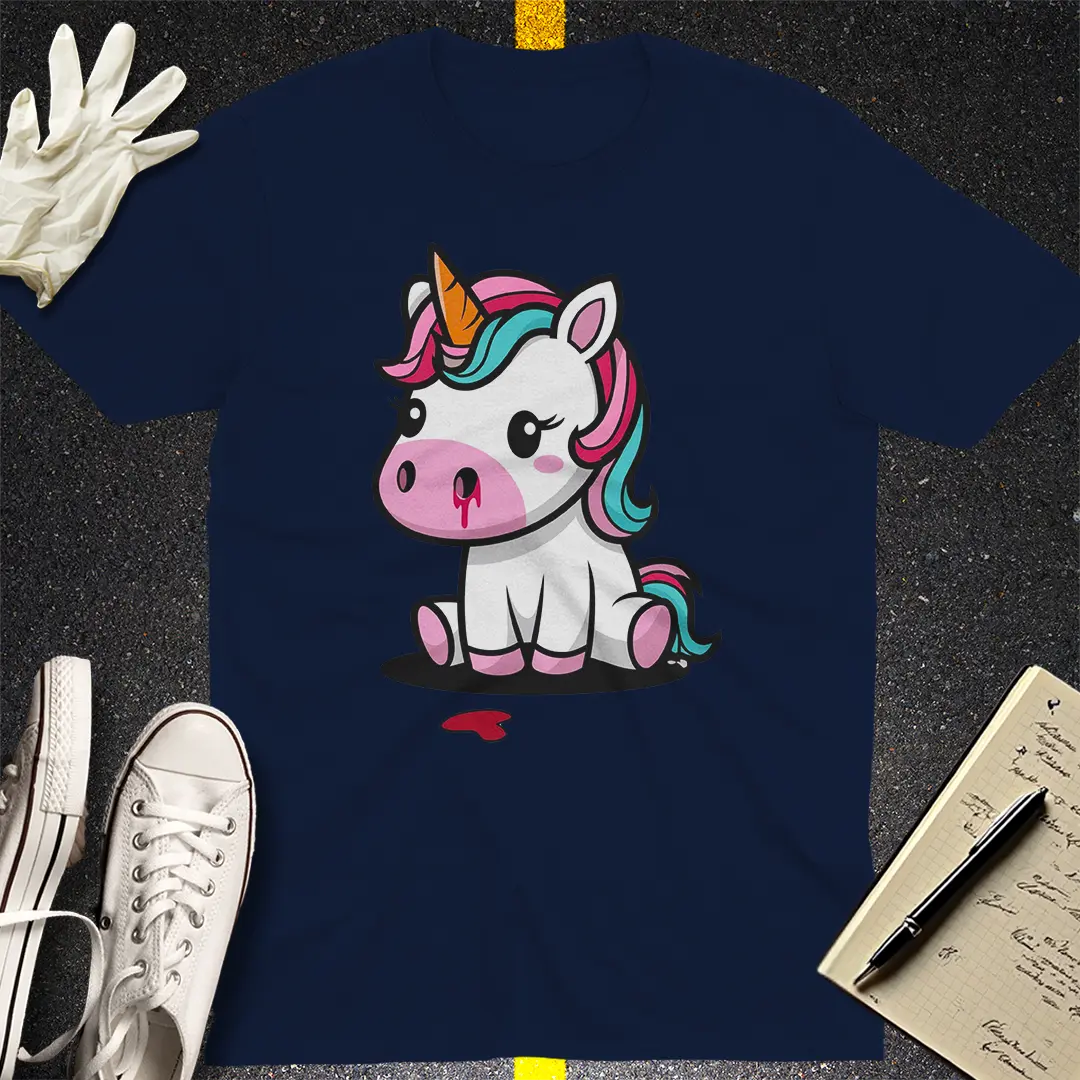 Bloody Cute Unicorn T-Shirt