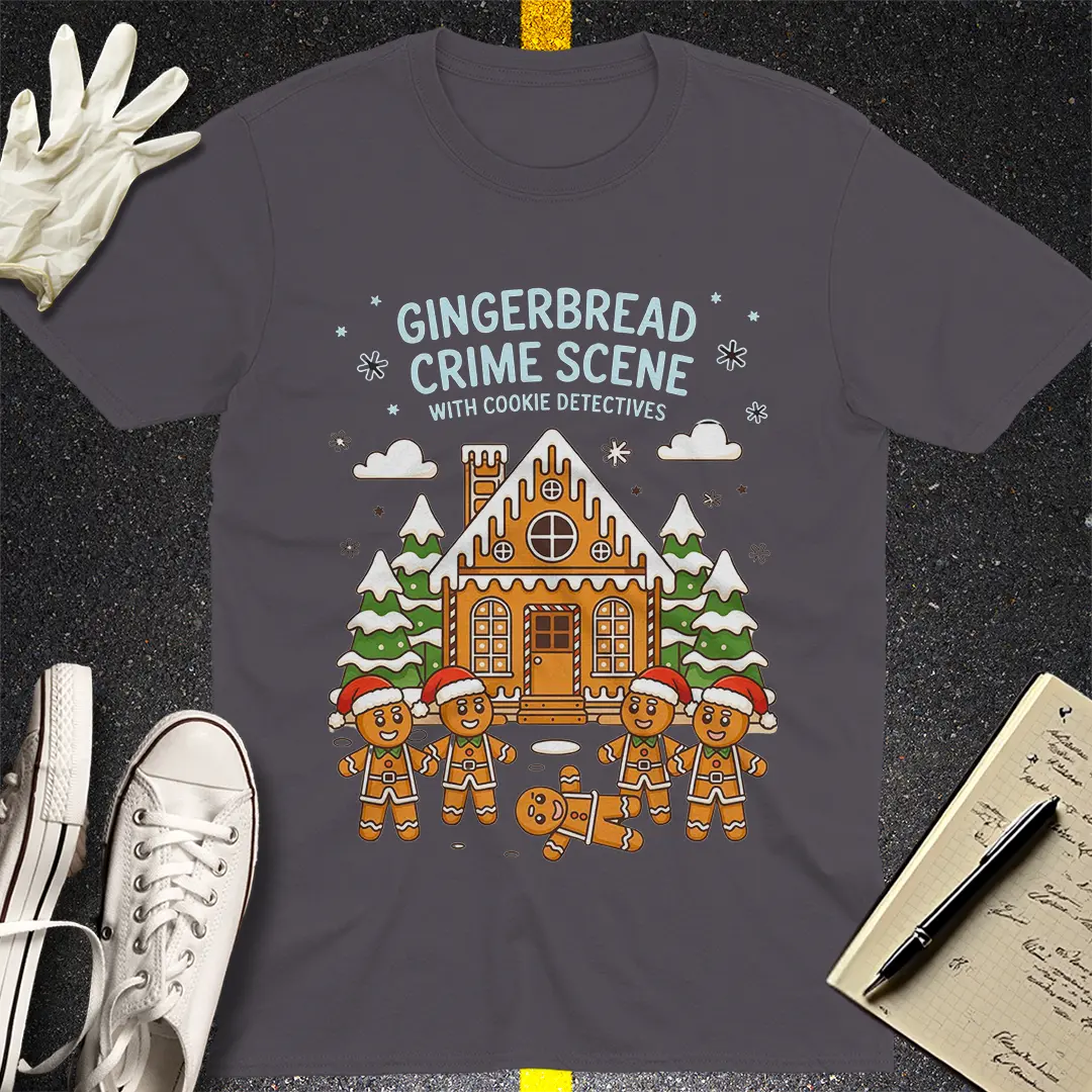 Gingerbread Crime Scene T-Shirt
