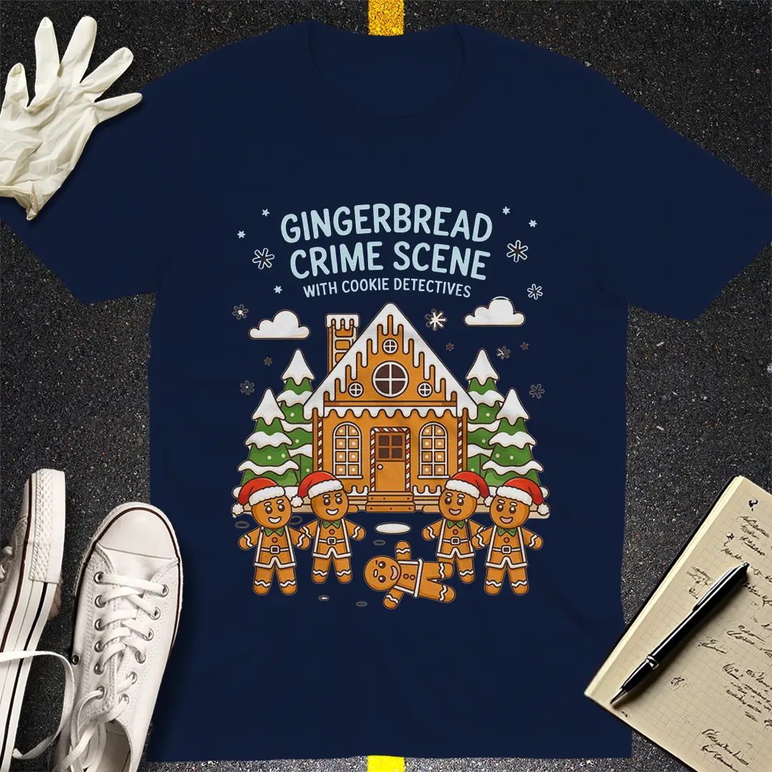 Gingerbread Crime Scene T-Shirt