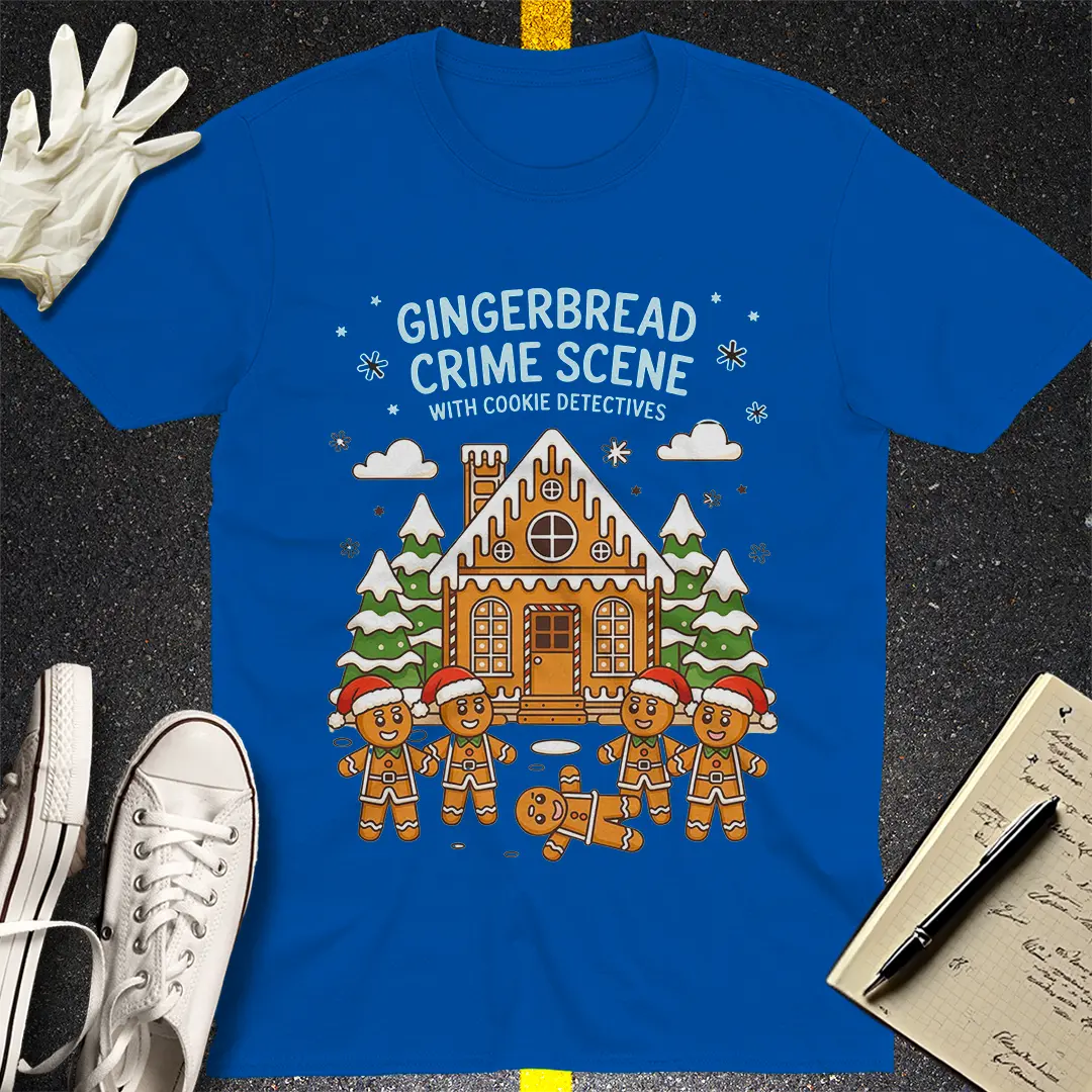 Gingerbread Crime Scene T-Shirt