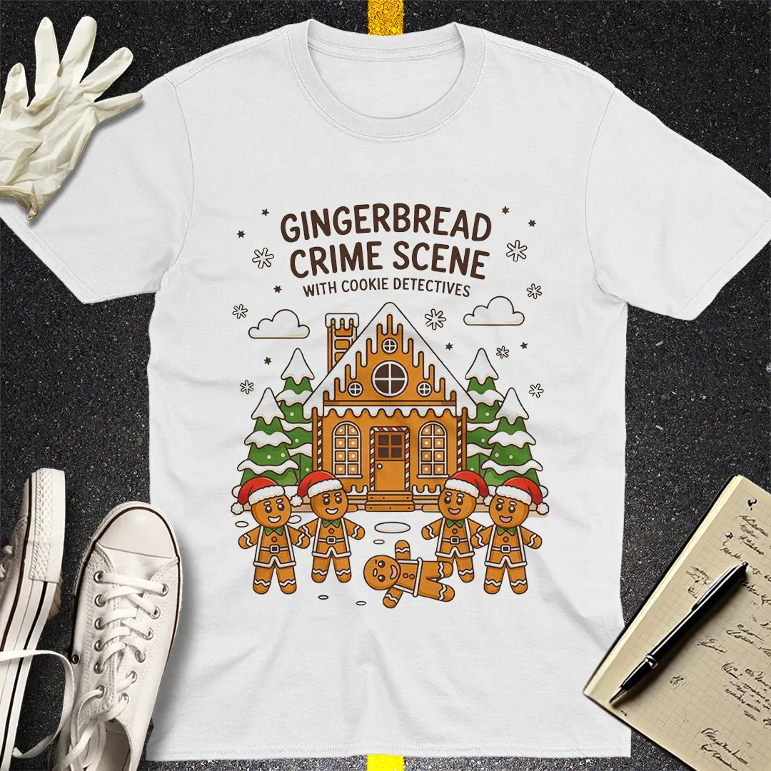 Gingerbread Crime Scene T-Shirt
