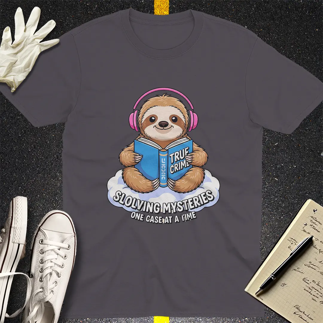 Slow Crime Solver Sloth T-Shirt
