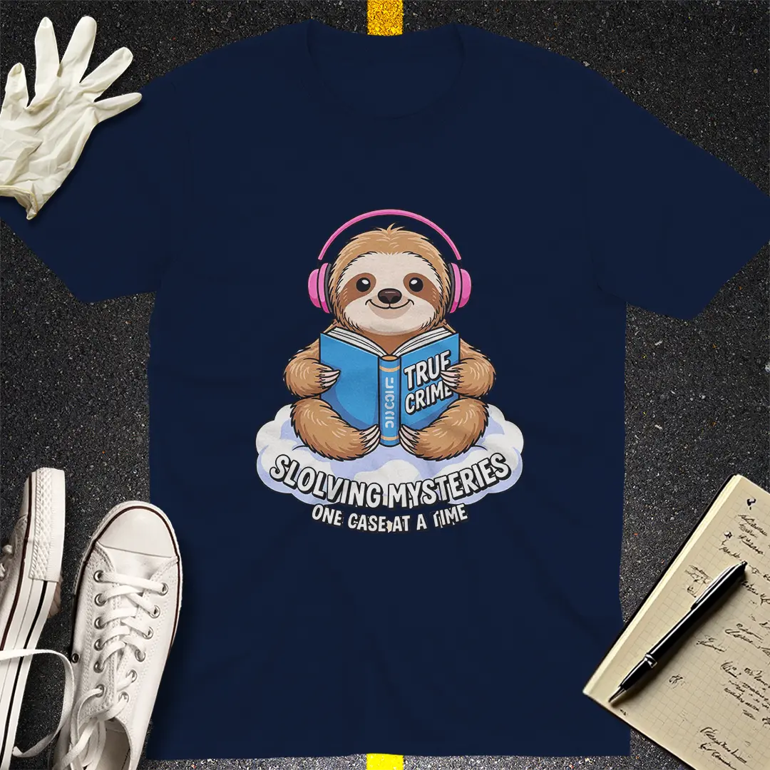 Slow Crime Solver Sloth T-Shirt
