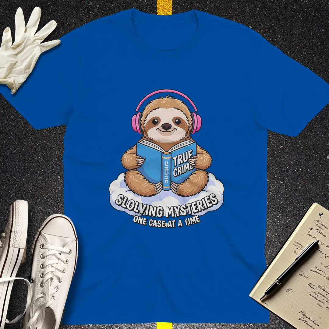 Slow Crime Solver Sloth T-Shirt