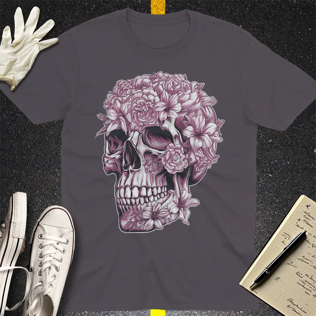 Floral Skull Bloom T-Shirt