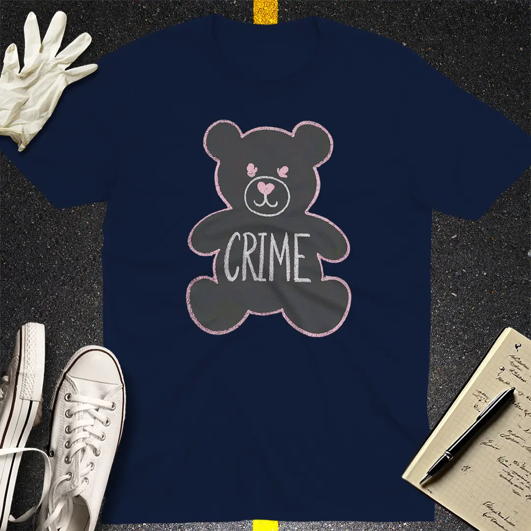 Cute Crime Bear T-Shirt