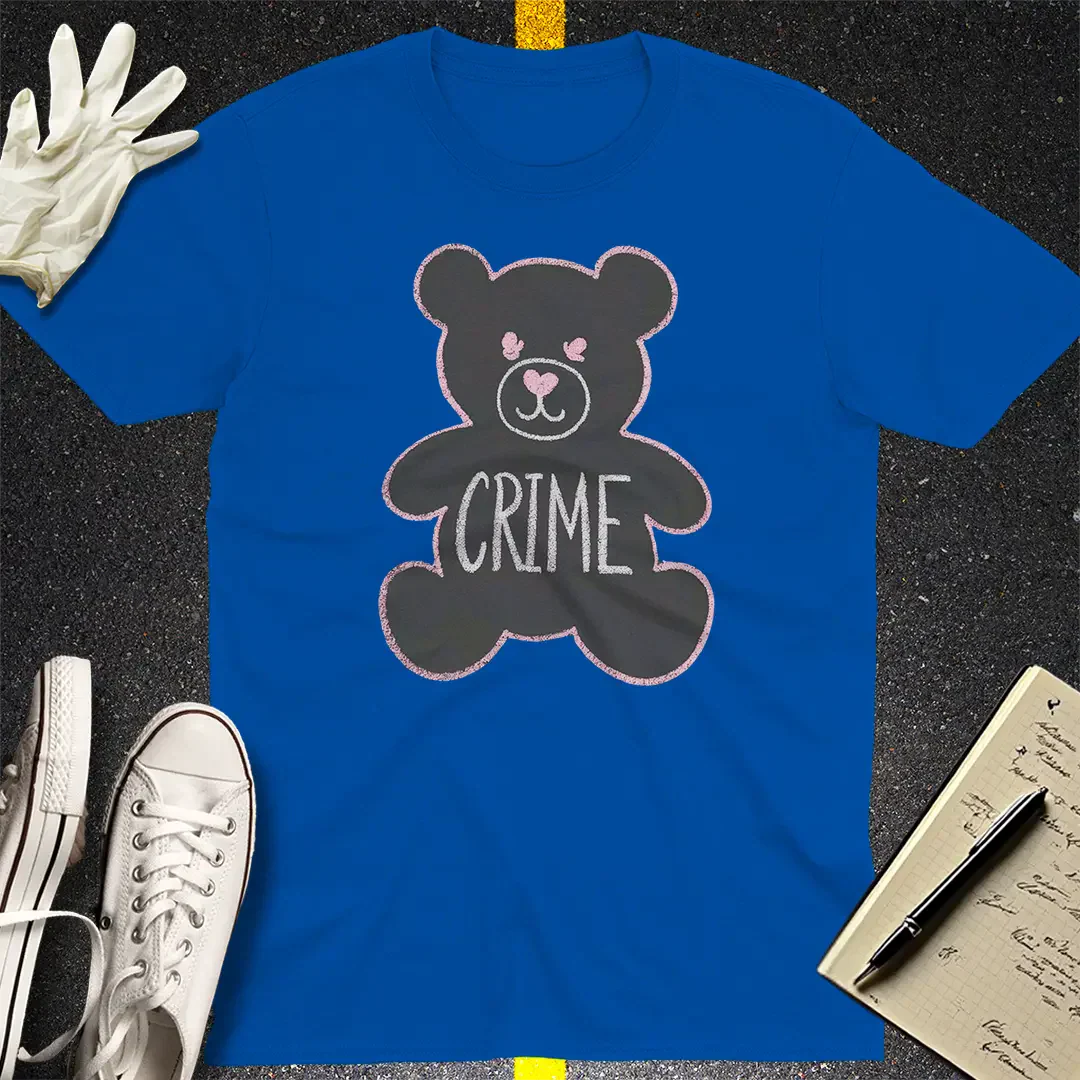 Cute Crime Bear T-Shirt