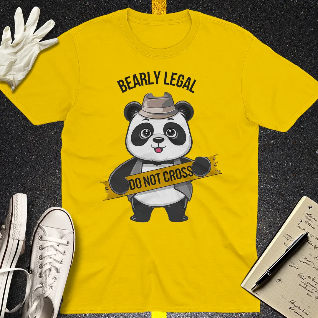 Bearly Legal Panda T-Shirt