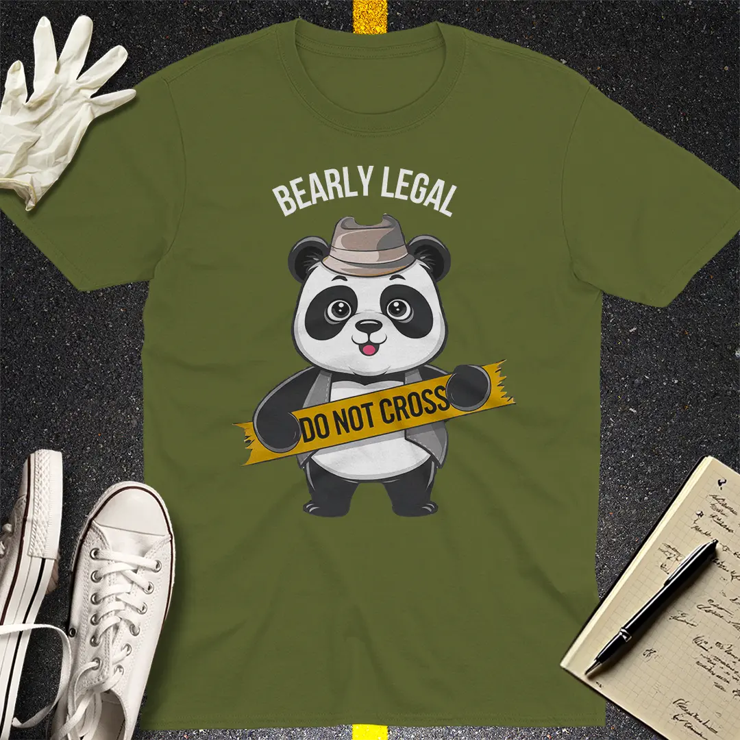 Bearly Legal Panda T-Shirt