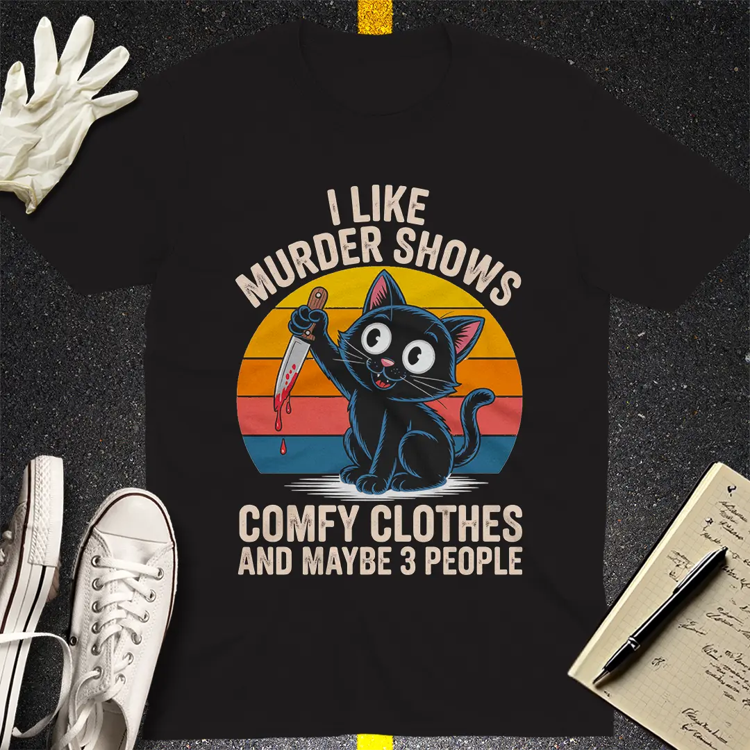 Murder Shows & Cats T-Shirt