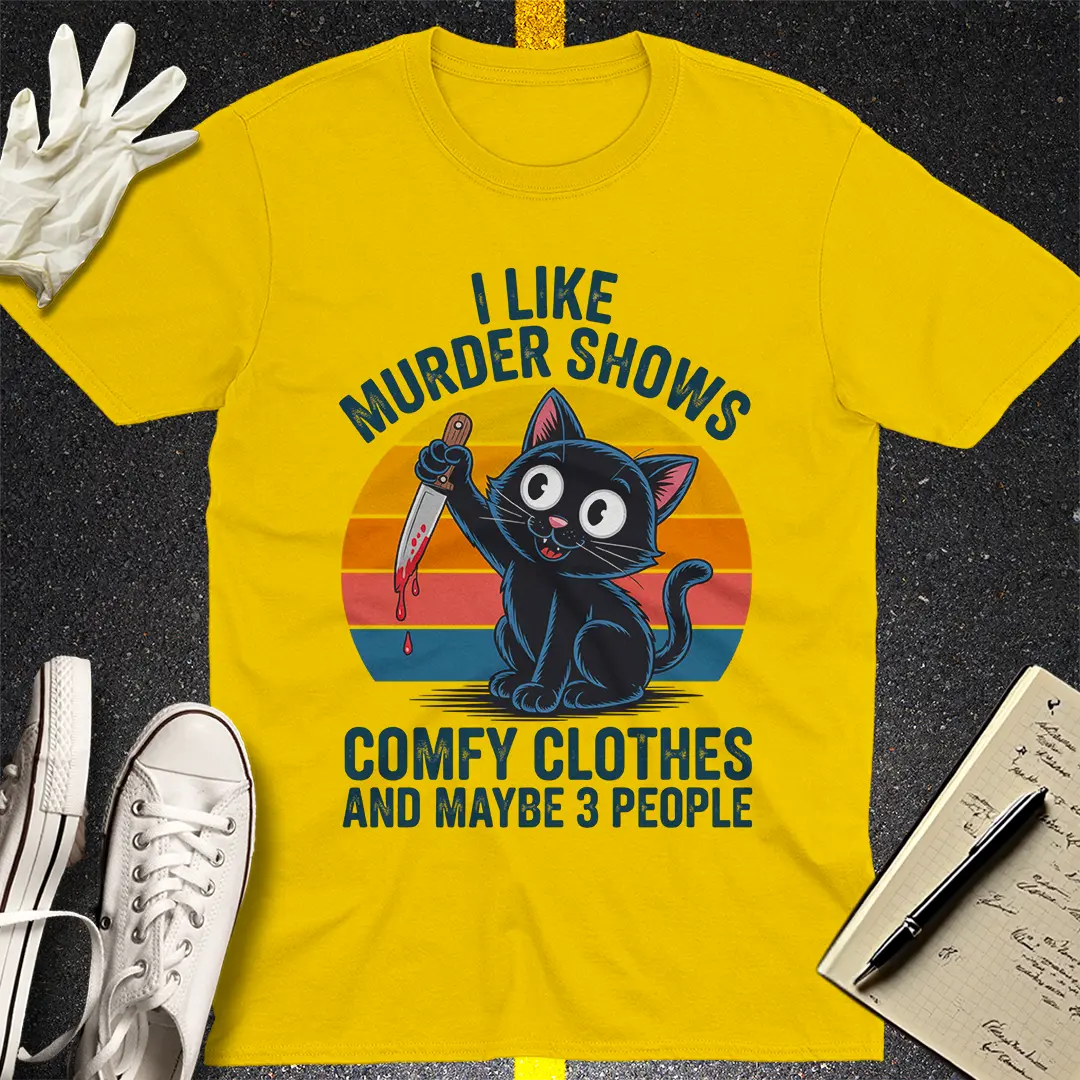 Murder Shows & Cats T-Shirt