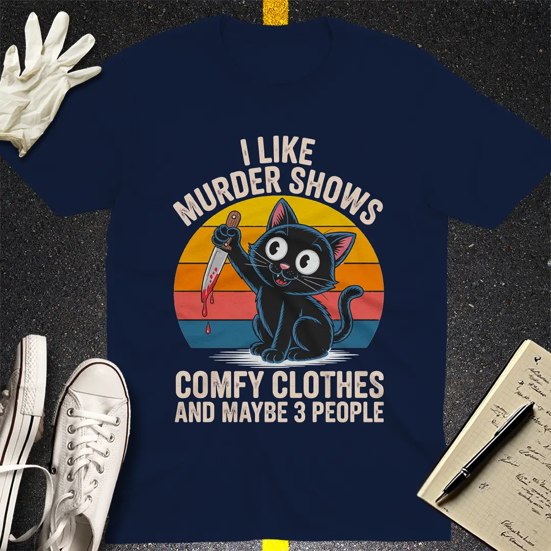 Murder Shows & Cats T-Shirt